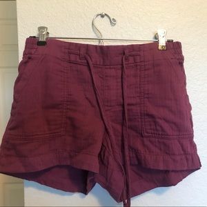 Purple Shorts with Tie